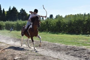 Stages d'équitation insolite Tir à l'arc à cheval 1 journée (sans repas)